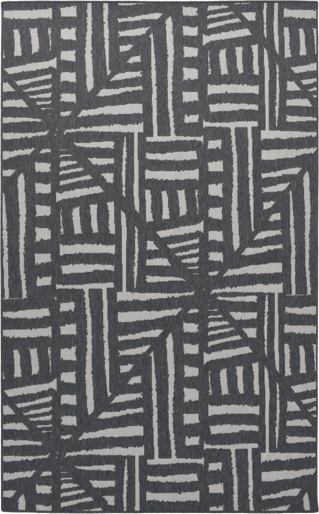 Umusa Irregular Stripe MiracleRug – Artisan-Style Patterned Neutral Rug