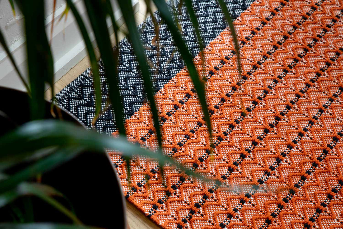 Dune Cotton Rug - Orange