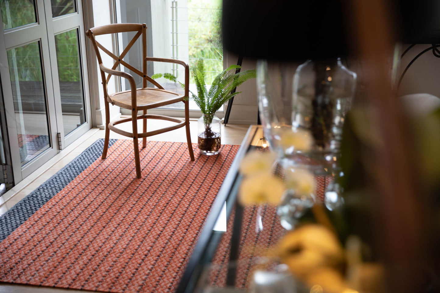 Dune Cotton Rug - Orange