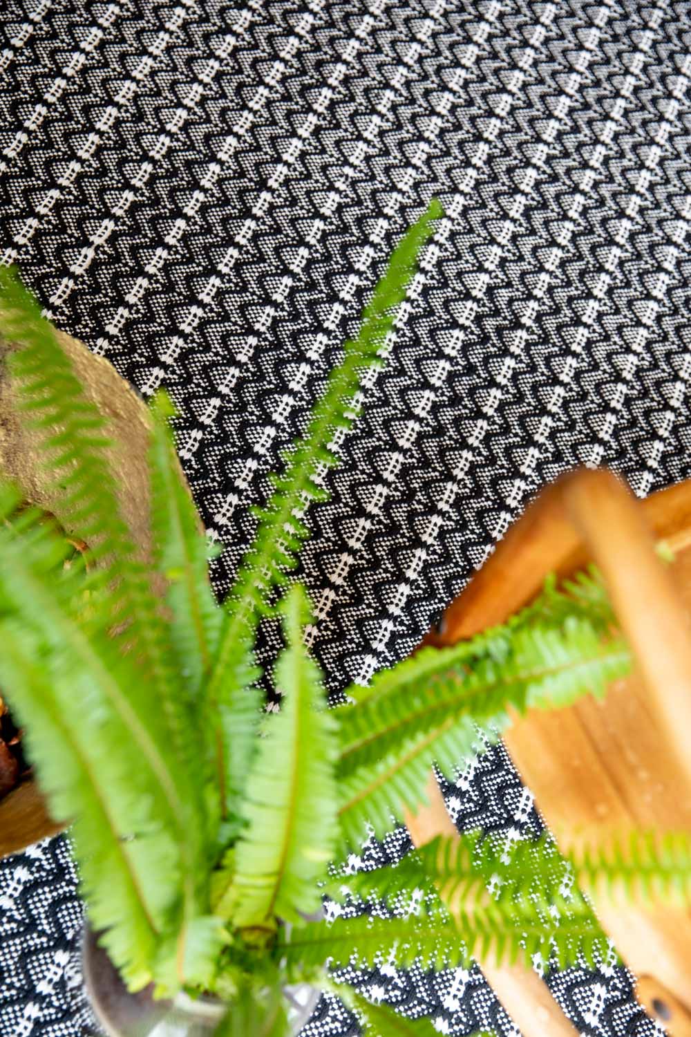 Dune Cotton Rug - Black