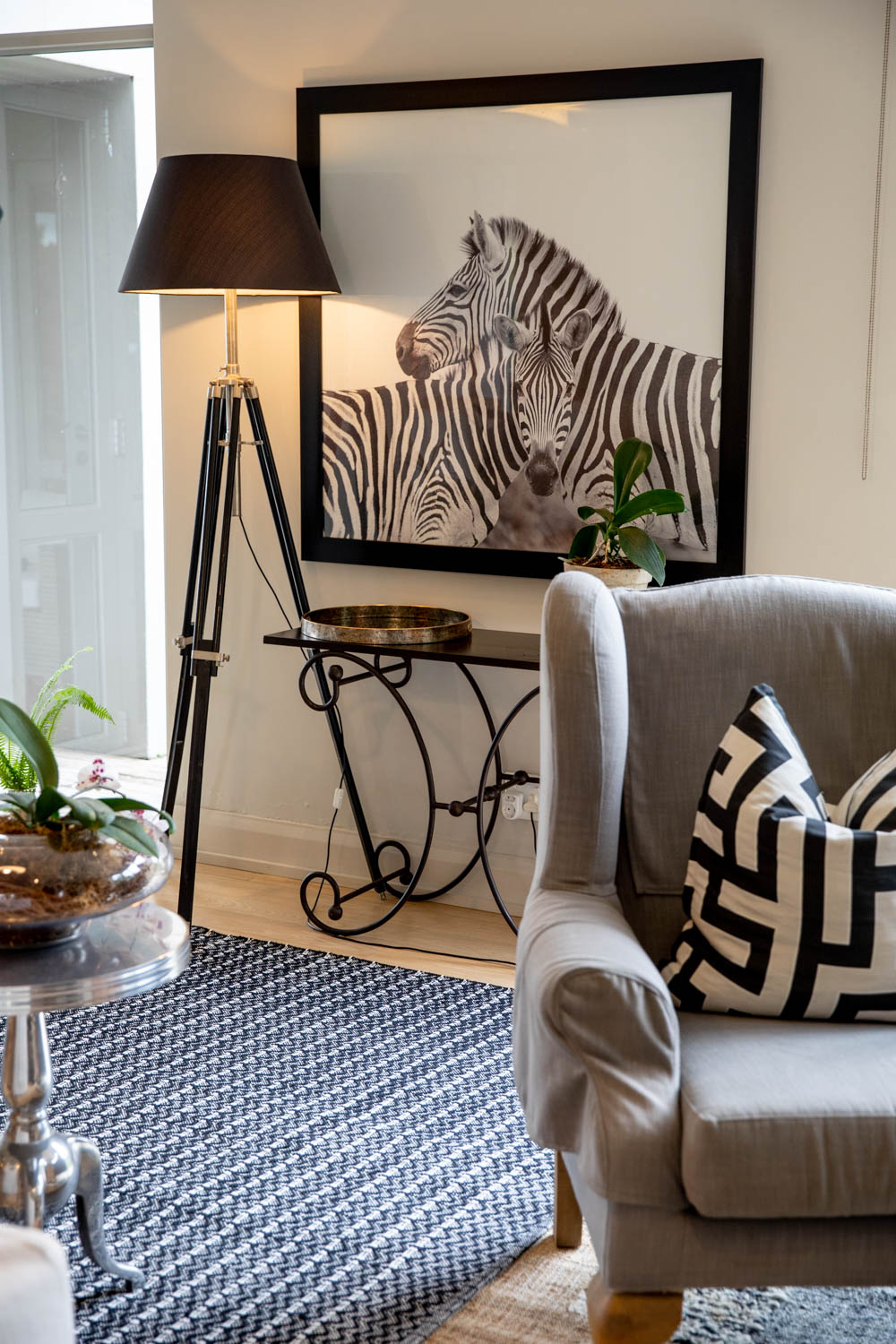 Dune Cotton Rug - Black