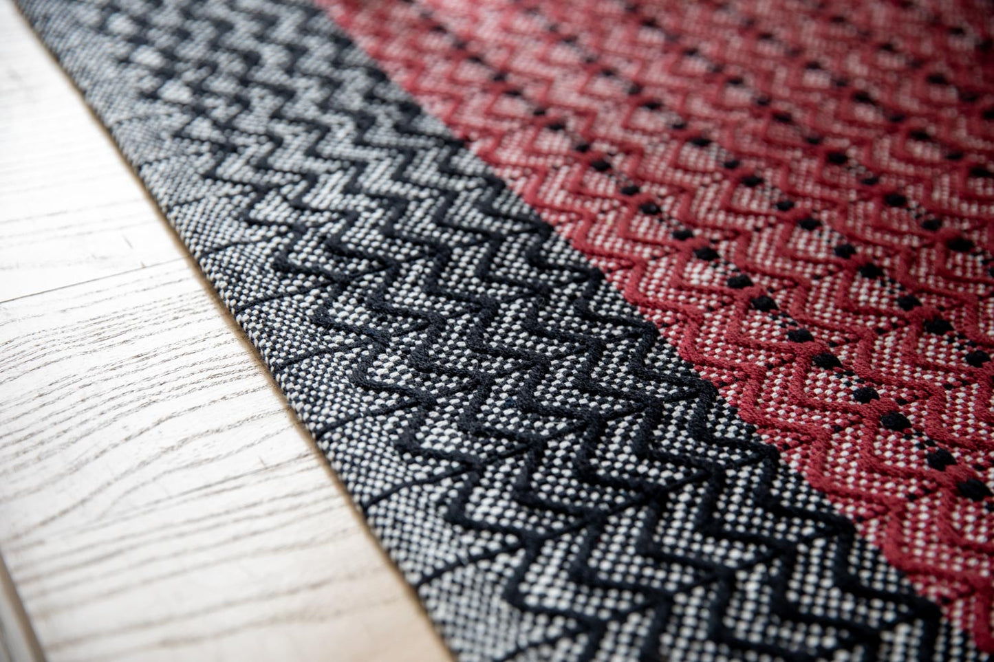 Dune Cotton Rug - Wine