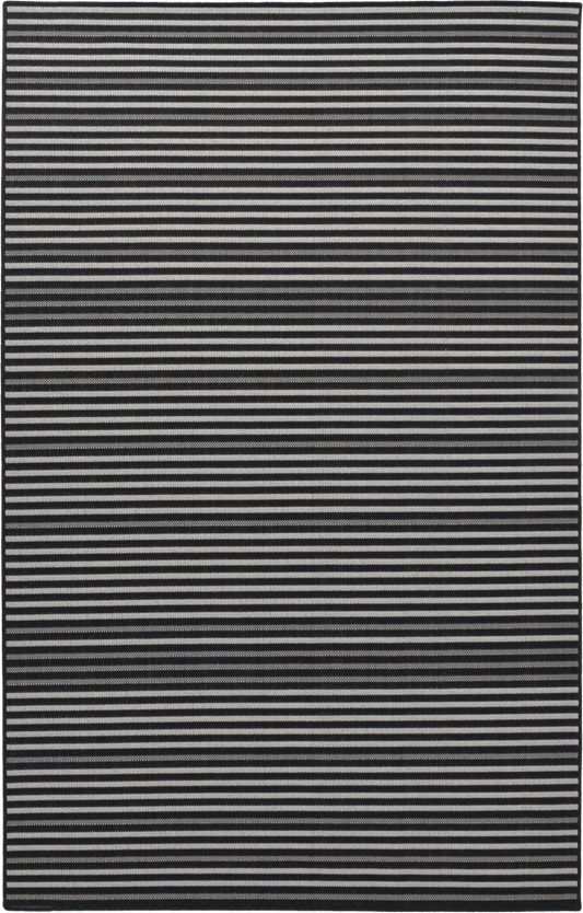 Trail Bold Stripe MiracleRug – Durable Monochrome Rug for Modern Spaces