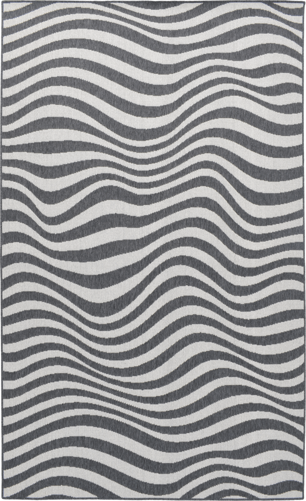 Riley Op‑Art MiracleRug – Soft Monochrome Waves for Coastal & Modern Spaces
