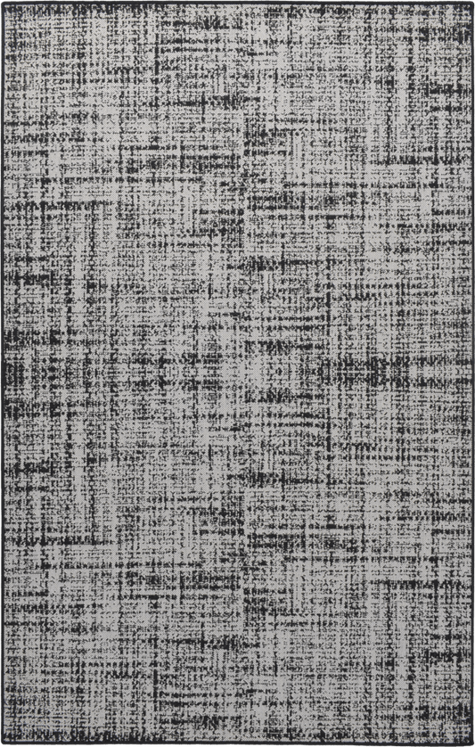 Warp Textured Stripe MiracleRug – Neutral Rug for Layered Decors