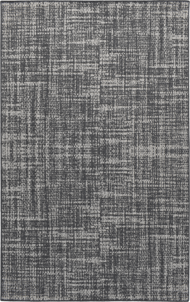 Weft Woven Textured MiracleRug – Refined Charcoal Rug for High‑Traffic Areas
