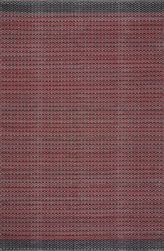 Dune 100% Cotton Rug - Wine