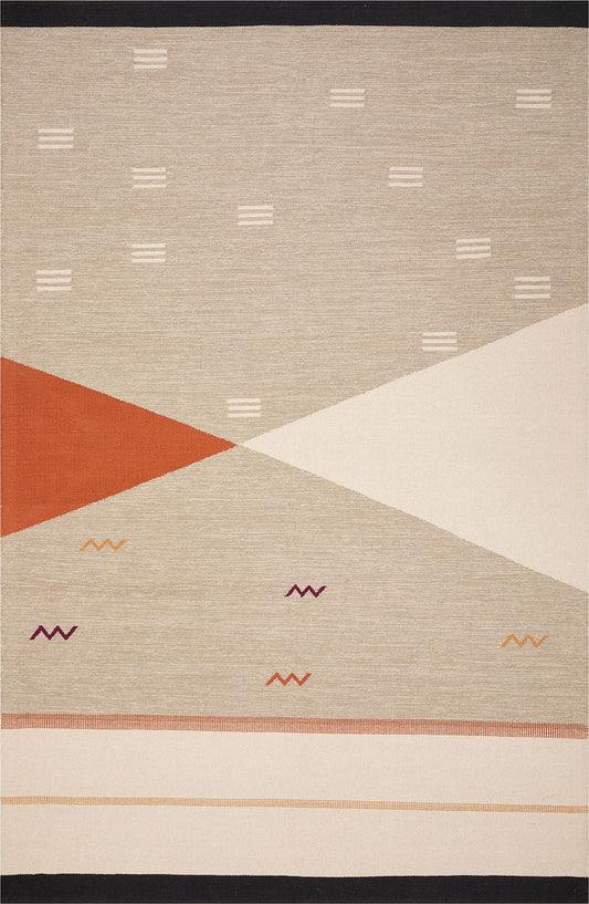 Rafiki Geometric Handwoven 100% Cotton Rug