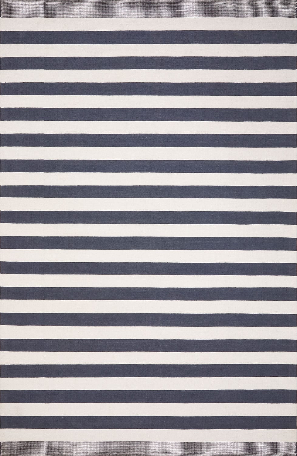 Rupert Striped Handwoven 100% Cotton Rug