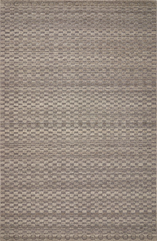 YUDU Stone Minimal Handwoven 100% Wool Rug