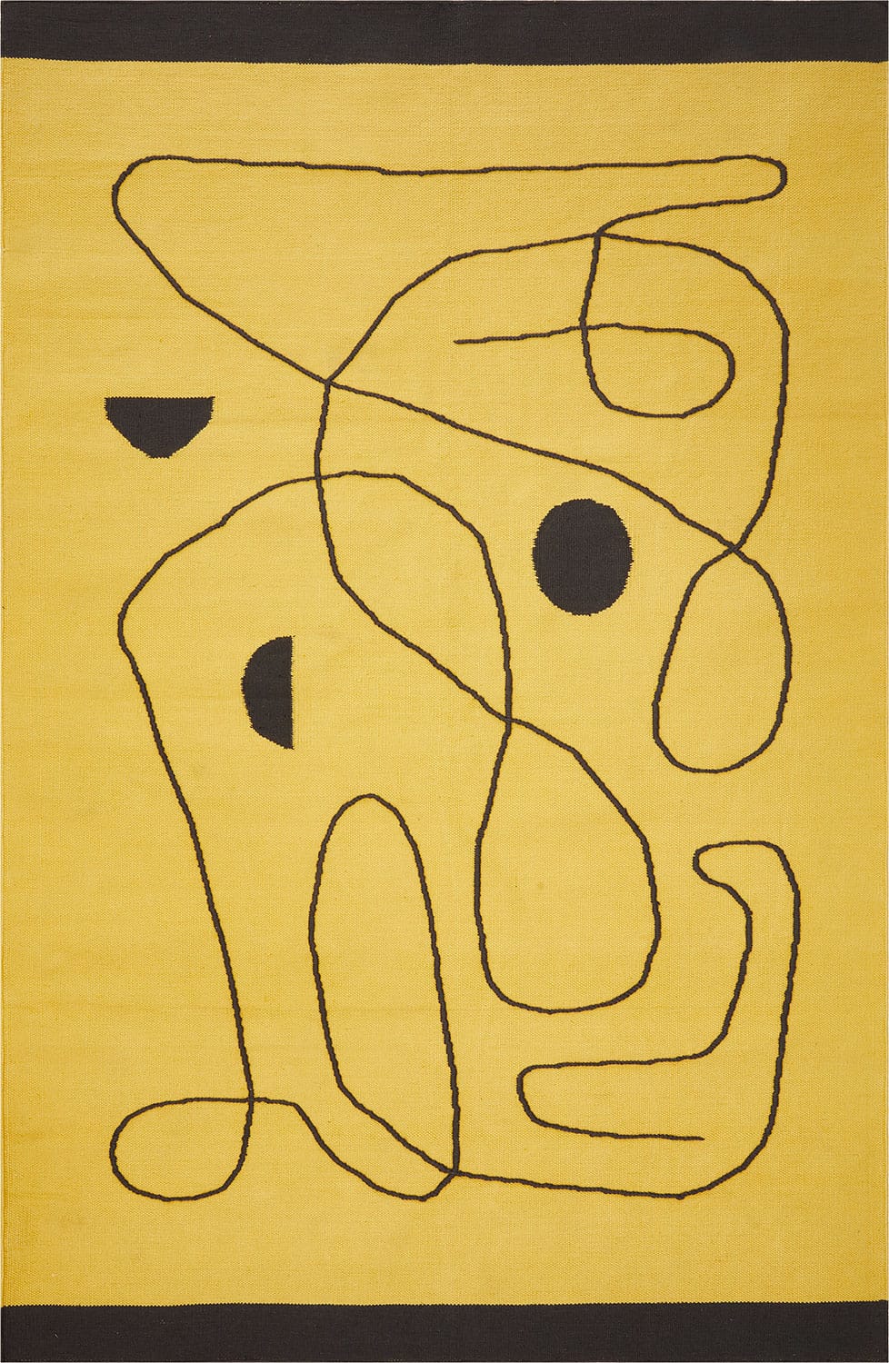 YUDU Village Handwoven 100% Wool Rug - Citrus